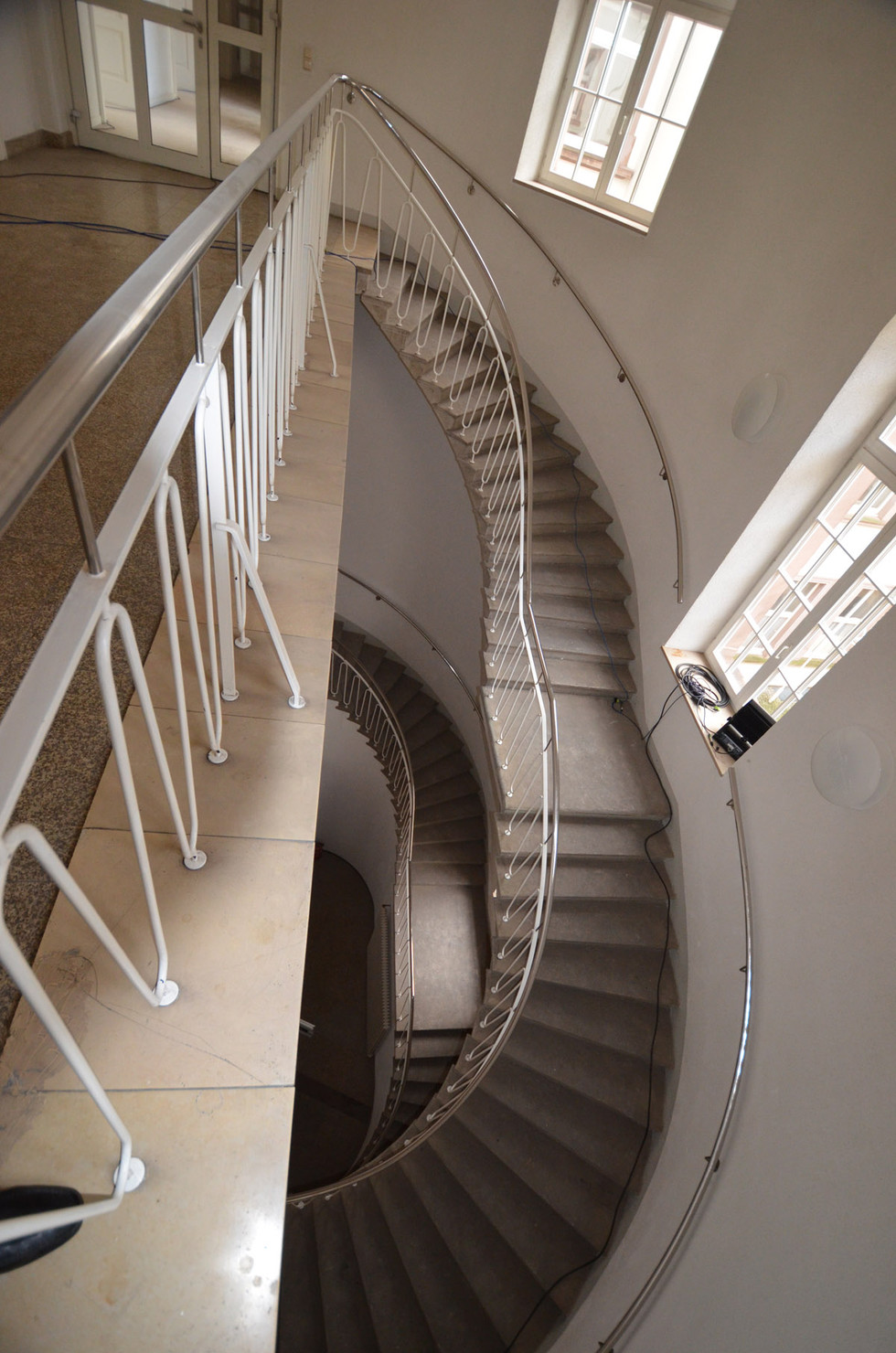 Posthof am Kornmarkt Trier - historische Treppe